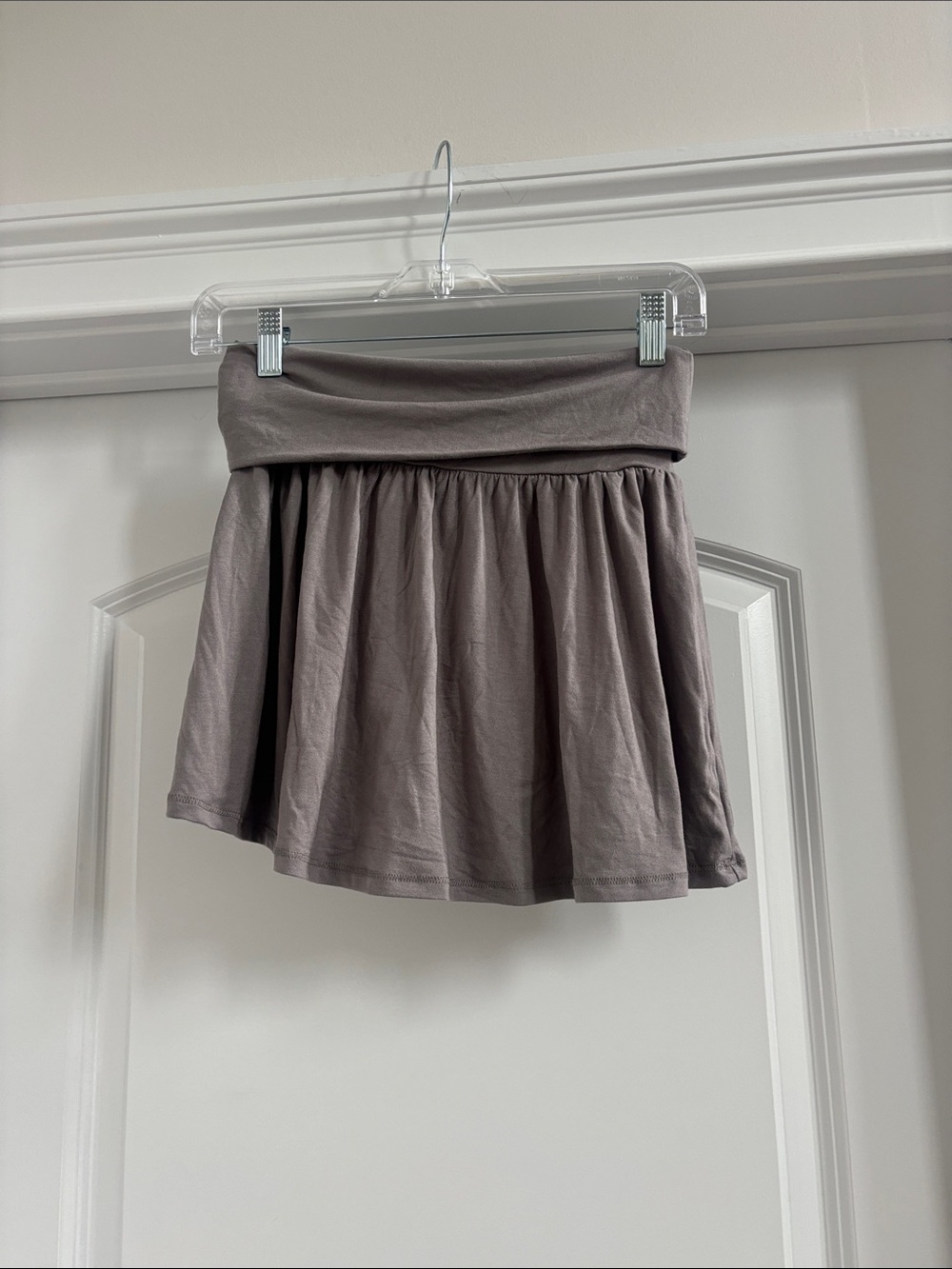 Brandy Melville Brandy Melville Taupe Flowy Mini Skirt NWT